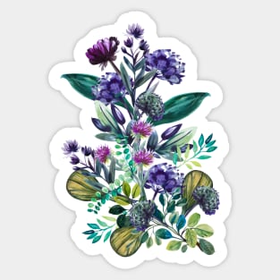 Wild meadow flowers Sticker